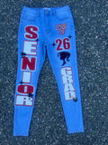 Custom Senior Jeans DEPOSIT | Class of 2027 | Graduate | Graduation