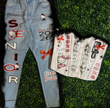 Custom Senior Jeans DEPOSIT | Class of 2027 | Graduate | Graduation